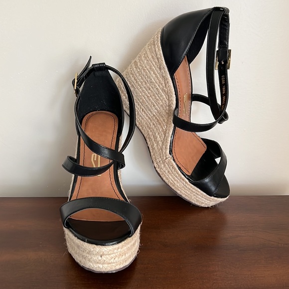 SANTA LOLLA New Espadrille Sandals Heels Size 8 - Picture 8 of 13